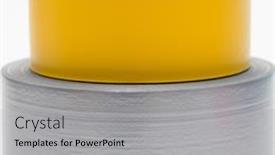  Presentation with scotch tape - Amazing slide set having sellotape-scotch-painter-and-duct backdrop and a light gray colored foreground