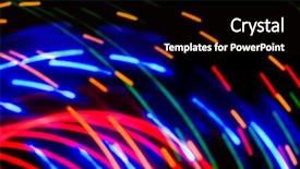  Presentation with led lighting - Amazing slides having semicondctor laser diodes - led abstraction backdrop and a black colored foreground