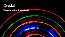  Presentation with laser - Beautiful presentation theme featuring semicondctor laser diodes - led abstraction backdrop and a black colored foreground