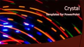  Presentation with rustic led - Cool new presentation theme with semicondctor laser diodes - led abstraction backdrop and a  colored foreground