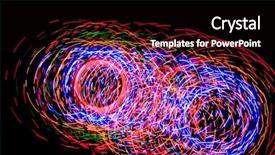  Presentation with laser - Slide set having semicondctor laser diodes - led abstraction background and a black colored foreground