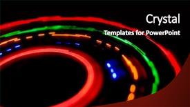  Presentation with rustic led - Cool new slide set with semicondctor laser diodes - led abstraction backdrop and a  colored foreground