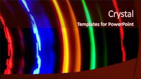  Presentation with laser - Amazing presentation theme having semicondctor laser diodes - led abstraction backdrop and a wine colored foreground
