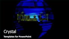  Presentation with rustic led - Theme having semicondctor laser diodes - led abstraction background and a black colored foreground