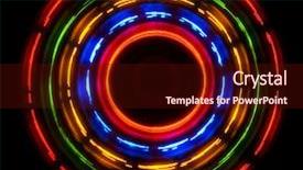  Presentation with laser - Cool new slides with semicondctor laser diodes - led abstraction backdrop and a wine colored foreground