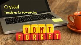  Presentation with forget - Cool new slides with invitation seminar - don't forget written backdrop and a tawny brown colored foreground