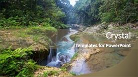  Presentation with central america - Colorful PPT theme enhanced with semuc champey lanquin guatemala backdrop and a violet colored foreground