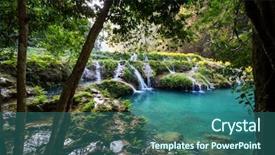  Presentation with central america - Amazing theme having semuc champey lanquin guatemala backdrop and a ocean colored foreground