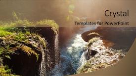  Presentation with guatemala - Presentation theme having semuc champey lanquin guatemala background and a coral colored foreground