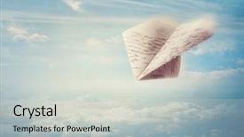  Presentation with letter - Amazing PPT layouts having coffee shop - waiter serving a plate backdrop and a white colored foreground