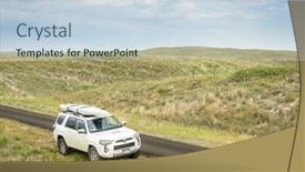  Presentation with suv - PPT layouts having seneca-ne-july-7-2017 background and a sky blue colored foreground