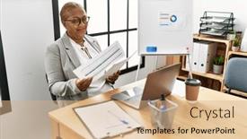  Presentation with paperwork - 