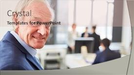  Presentation with experience - PPT layouts with competency - senior as consultant with competence background and a lemonade colored foreground