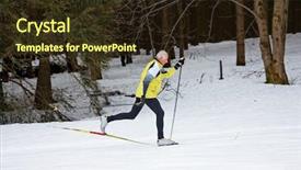  Presentation with st andrews cross - Amazing presentation theme having senior at the cross-country backdrop and a wine colored foreground