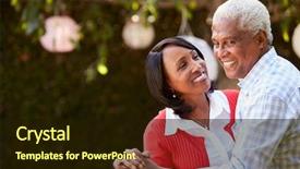  Presentation with dancing - Cool new presentation with senior black couple dancing backdrop and a wine colored foreground