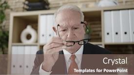  Presentation with senior worker - 