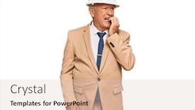  Presentation with architect - Audience pleasing slides consisting of senior-caucasian-man-wearing-architect backdrop and a lemonade colored foreground