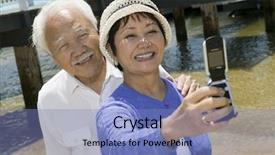  Presentation with security camera protection - Beautiful presentation featuring chalky - grunge texture poster love backdrop and a soft green colored foreground.