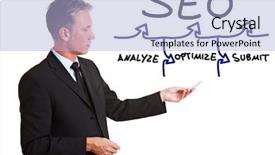  Presentation with search engine - Amazing theme having senior consultant explaining seo backdrop and a light blue colored foreground