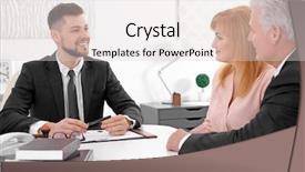  Presentation with notary - Amazing presentation having senior couple at notary public backdrop and a  colored foreground