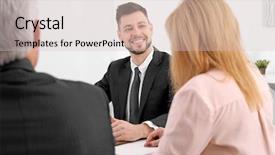  Presentation with notary - Audience pleasing presentation theme consisting of senior couple at notary public backdrop and a  colored foreground