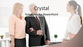  Presentation with notary - Beautiful PPT layouts featuring senior couple at notary public backdrop and a white colored foreground