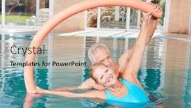  Presentation with aqua - PPT layouts having senior-couple-doing-an-aqua background and a lemonade colored foreground