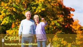  Presentation with fall foliage - Colorful presentation design enhanced with internet - man writing word property management backdrop and a dark gray colored foreground.