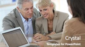  Presentation with fintech financial algorithme - PPT layouts consisting of red letter e 3d rendering red plastic texture alphabet isolated on white background background and a lemonade colored foreground.