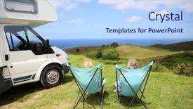  Presentation with camping - Amazing theme having brew coffee in turkish coffee backdrop and a violet colored foreground