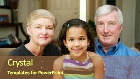  Presentation with married - Theme featuring senior couple together in their background and a  colored foreground