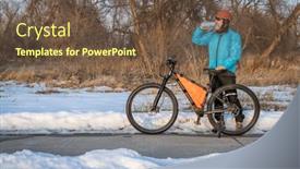  Presentation with winter river - 