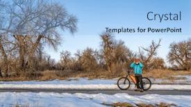  Presentation with winter river - 