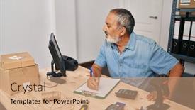  Presentation with senior worker - 