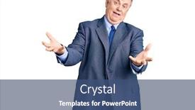  Presentation with acceptance - Slide deck enhanced with senior-grey-haired-man-wearing background and a ocean colored foreground