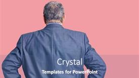  Presentation with grey - PPT layouts consisting of senior-grey-haired-man-wearing background and a ocean colored foreground