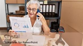  Presentation with senior worker - 