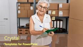  Presentation with senior worker - 