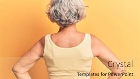  Presentation with hairy body - Theme having senior-grey-haired-woman-wearing background and a lemonade colored foreground