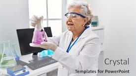  Presentation with test tube laboratory - 