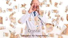  Presentation with grey - Amazing theme having senior-handsome-grey-haired-man backdrop and a lemonade colored foreground