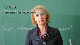  Presentation with joy of giving for grade 5 - Colorful PPT theme enhanced with senior high school - professor standing in front backdrop and a seafoam green colored foreground