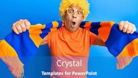  Presentation with hooligan - Amazing presentation having senior-hispanic-man-football-hooligan backdrop and a teal colored foreground