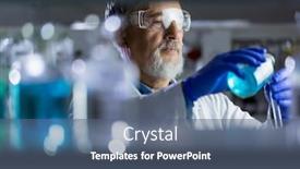  Presentation with scientific research - PPT theme featuring senior-male-researcher-carrying-out background and a ocean colored foreground