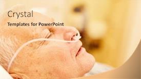  Presentation with breathing - Colorful theme enhanced with senior-man-as-a-patient backdrop and a lemonade colored foreground