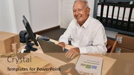  Presentation with senior worker - 