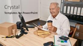  Presentation with senior worker - 