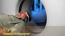  Presentation with examination - Beautiful PPT layouts featuring senior-man-going-through backdrop and a tawny brown colored foreground