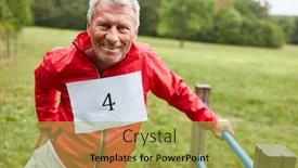  Presentation with trim - Cool new PPT layouts with senior-man-on-the-trim backdrop and a yellow colored foreground