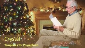  Presentation with senior living - Audience pleasing theme consisting of  backdrop and a  colored foreground